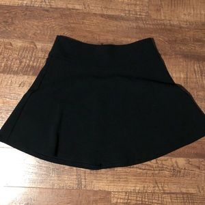 Black High Waisted Mini Skirt
